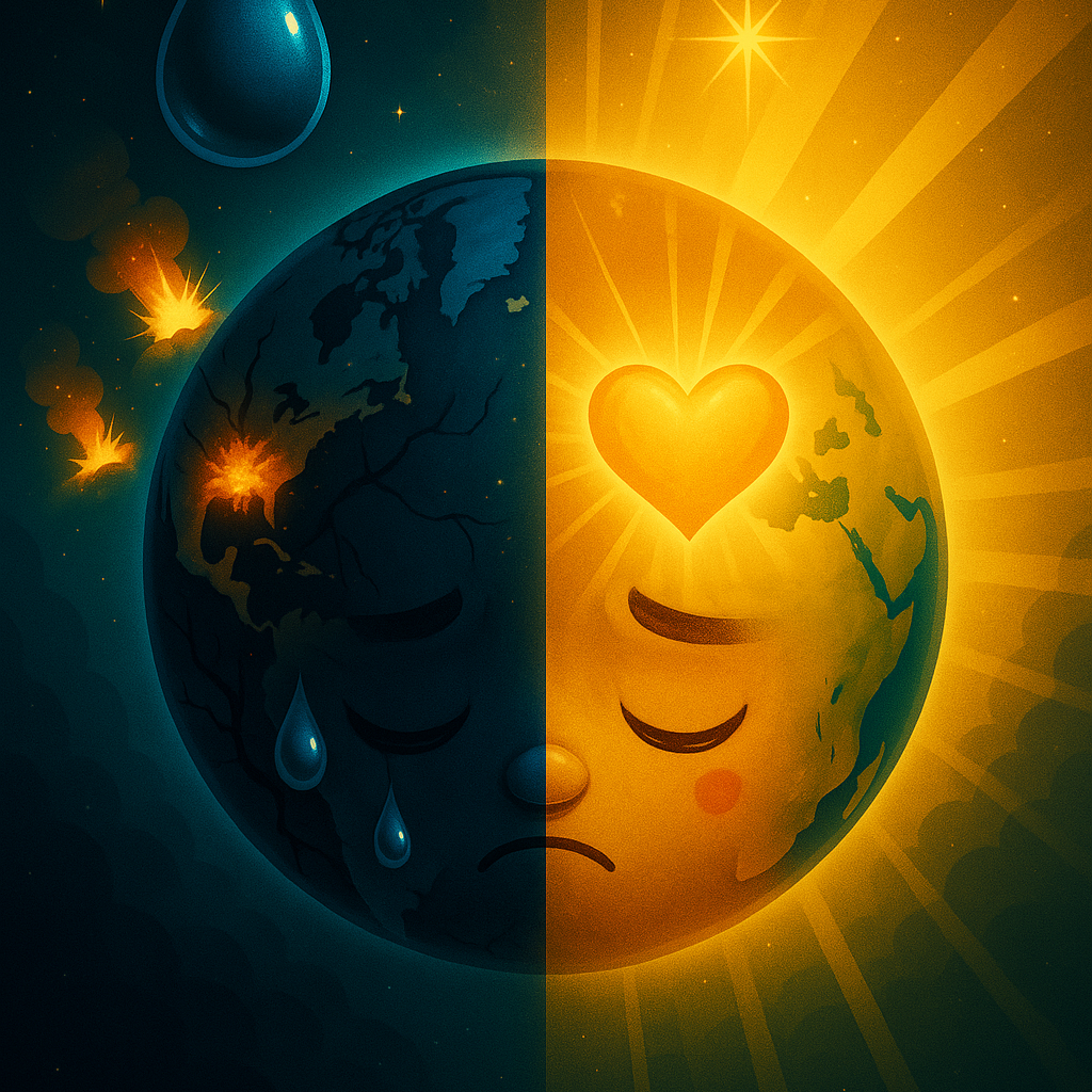 Omrvinka a Zem v objatí