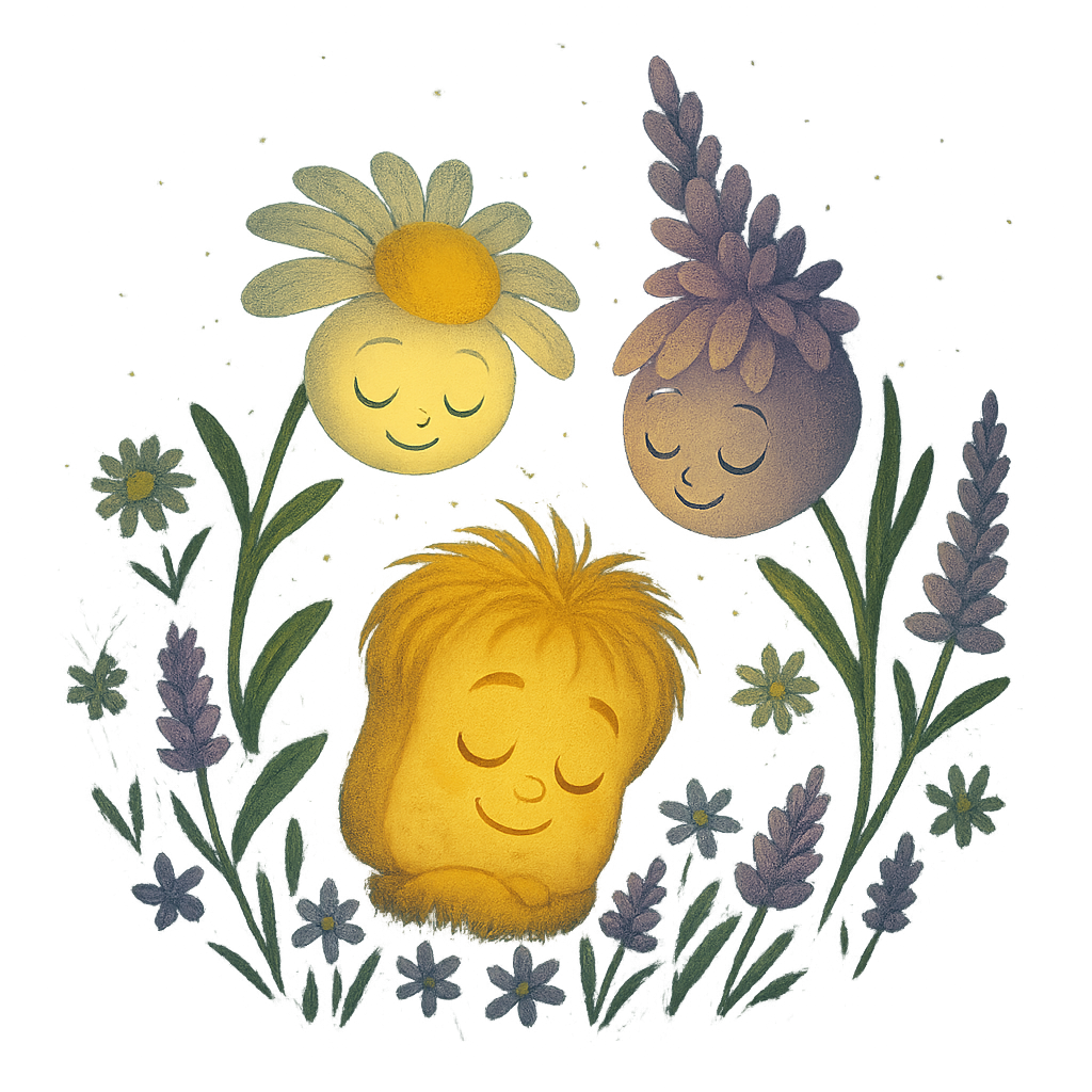 Omrvinka s levandulkou