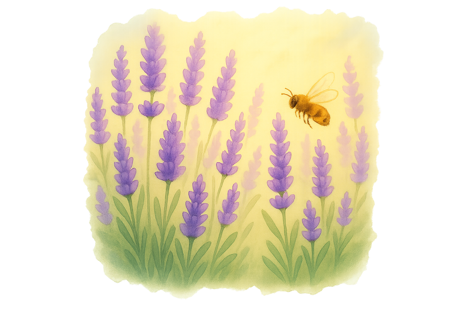 Omrvinka s levandulkou